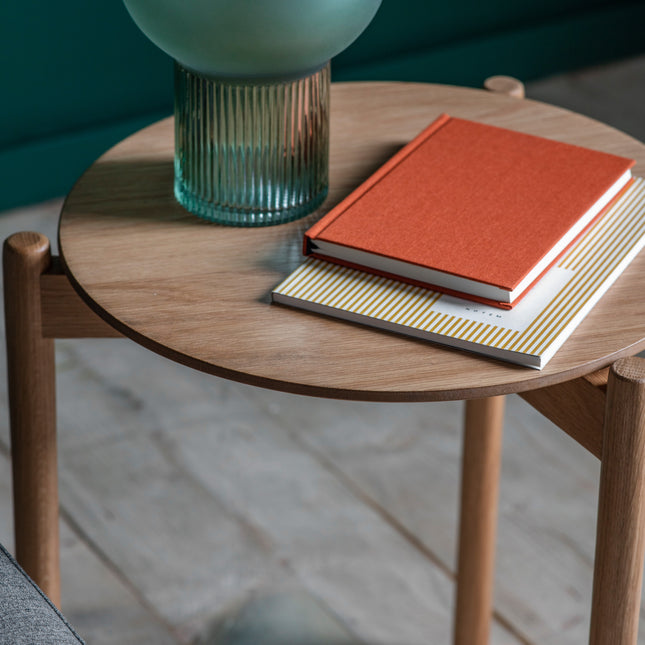 Crestfield Oak Side Table