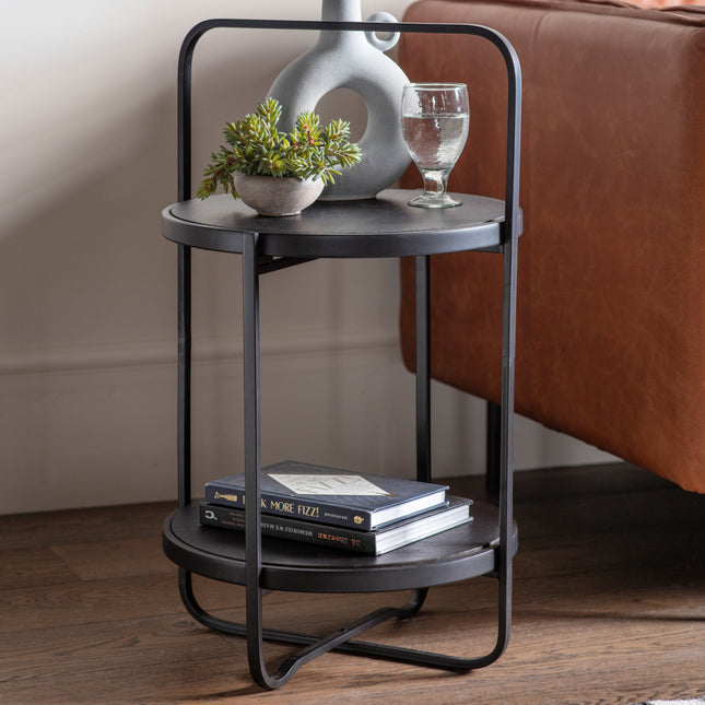 Claremont Black Side Table