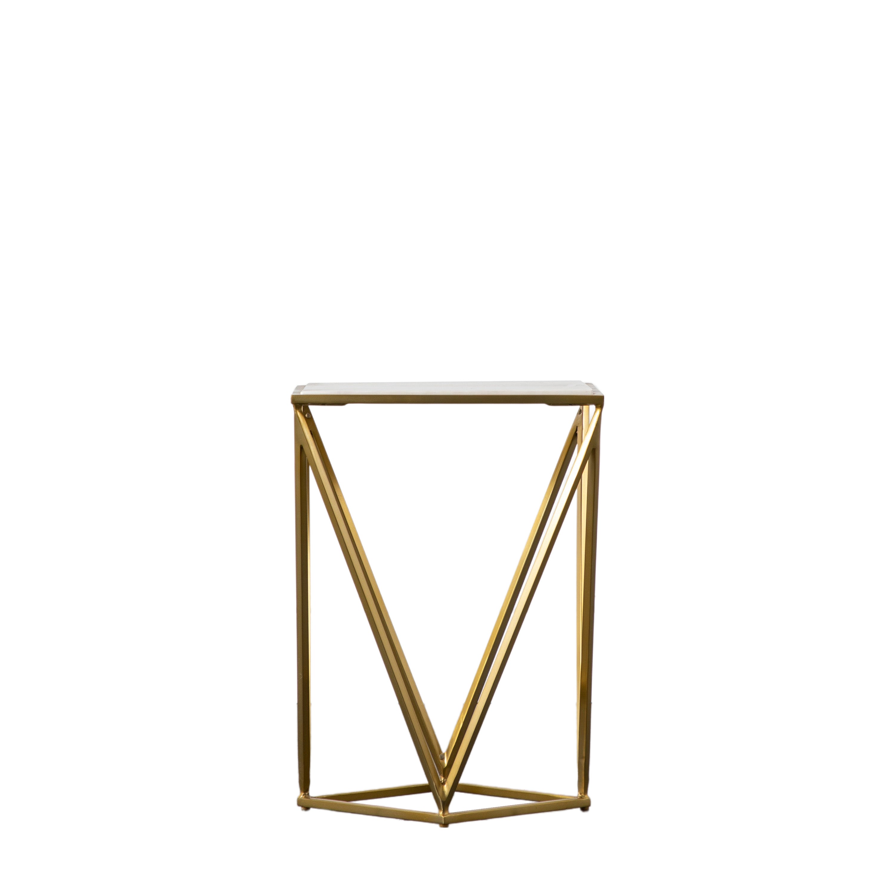 Kendall Gold Side Table