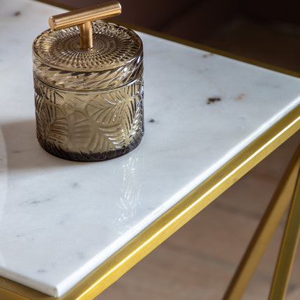 Kendall Gold Side Table