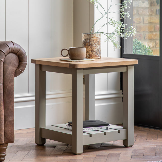 Huntington Light Grey Side Table