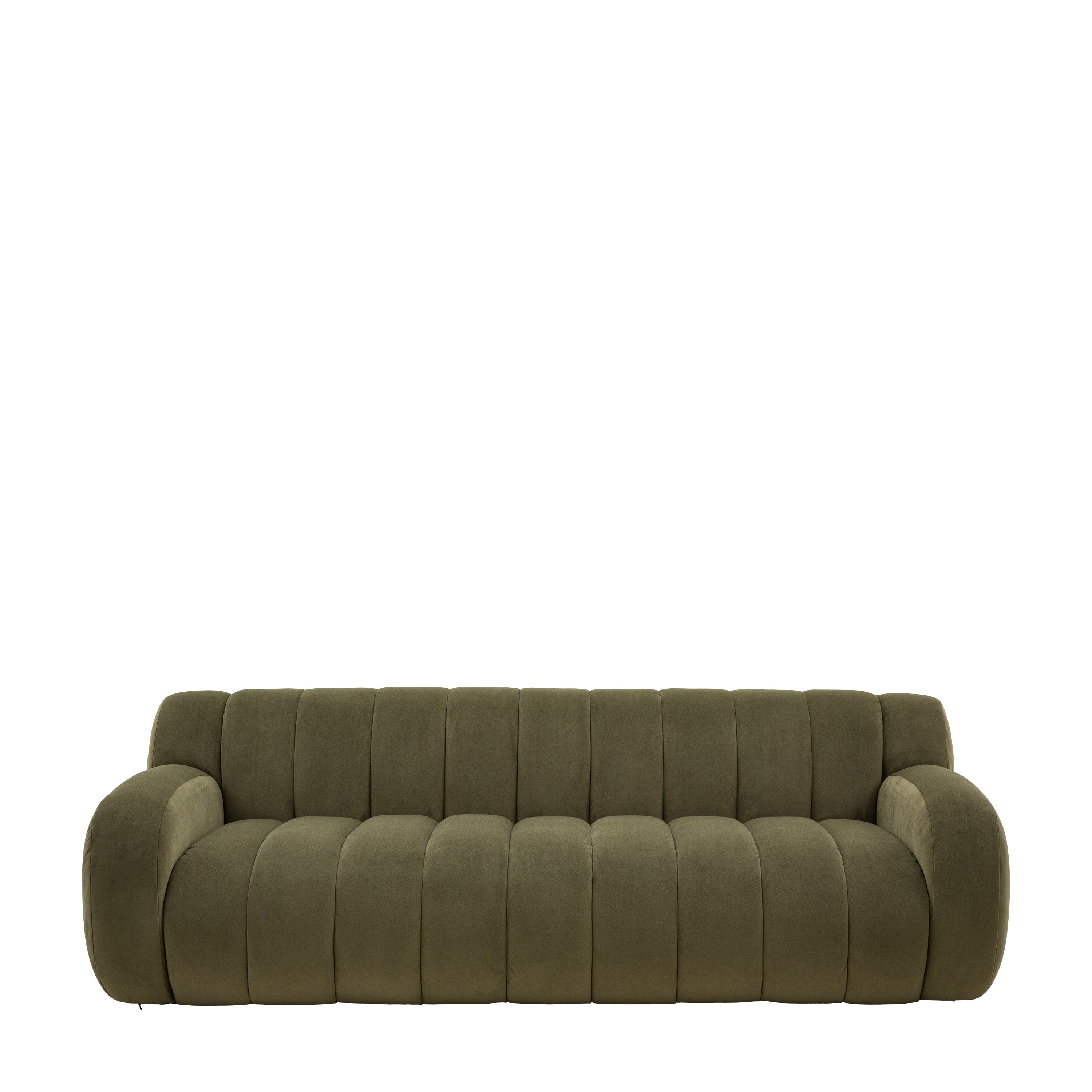 Milano Moss Green 3 Seater Sofa