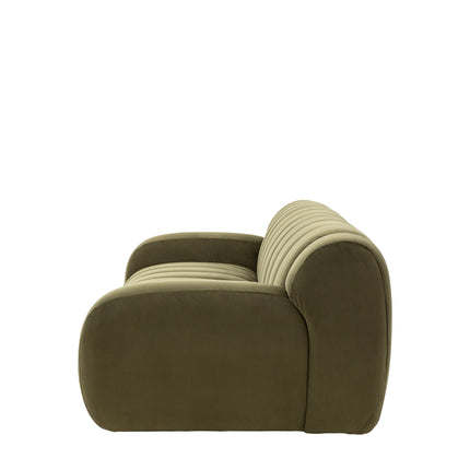 Milano Moss Green 3 Seater Sofa