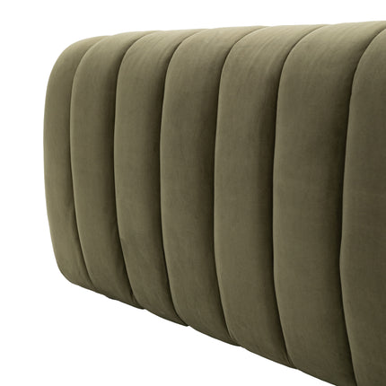 Milano Moss Green 3 Seater Sofa