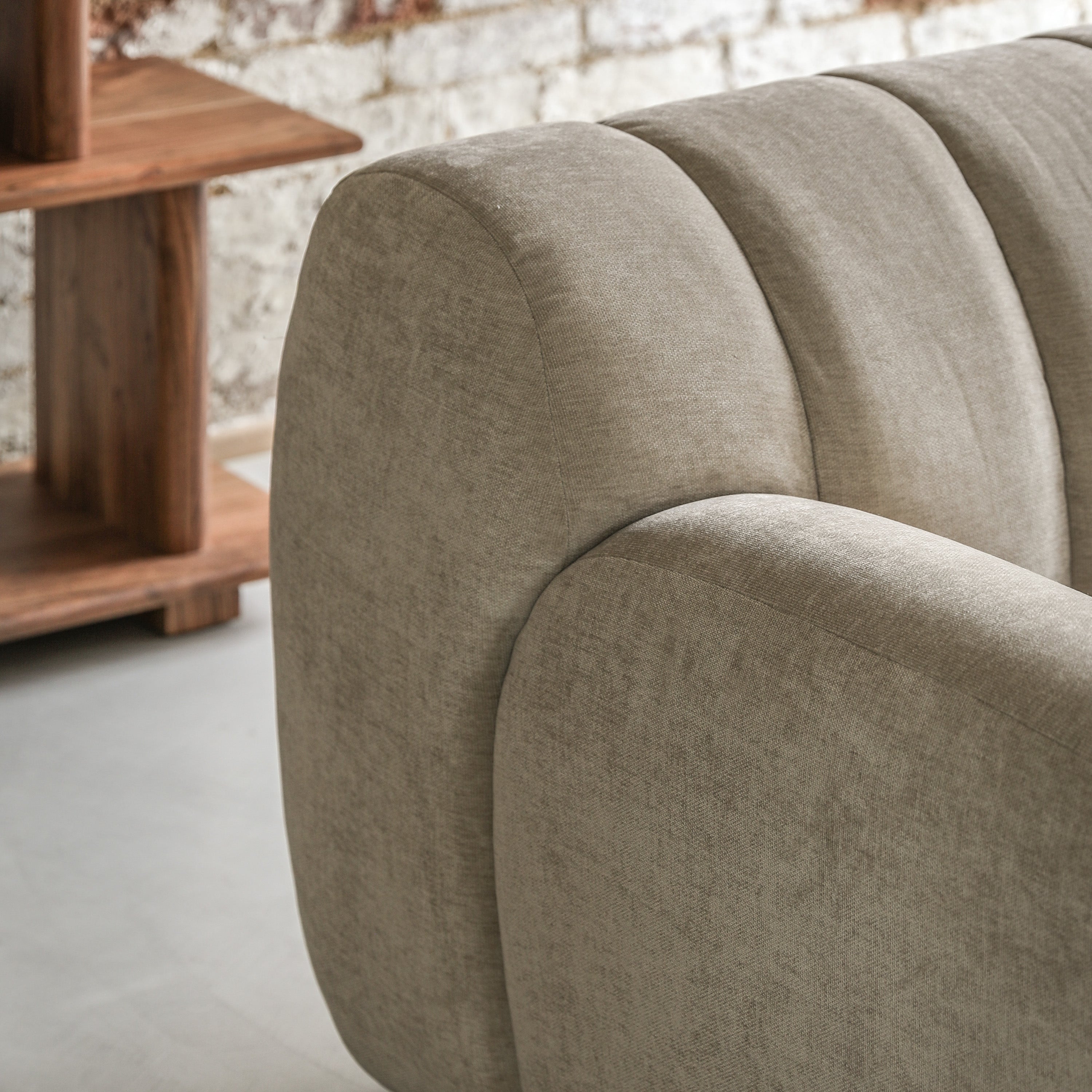 Milano Cream 3 Seater Sofa