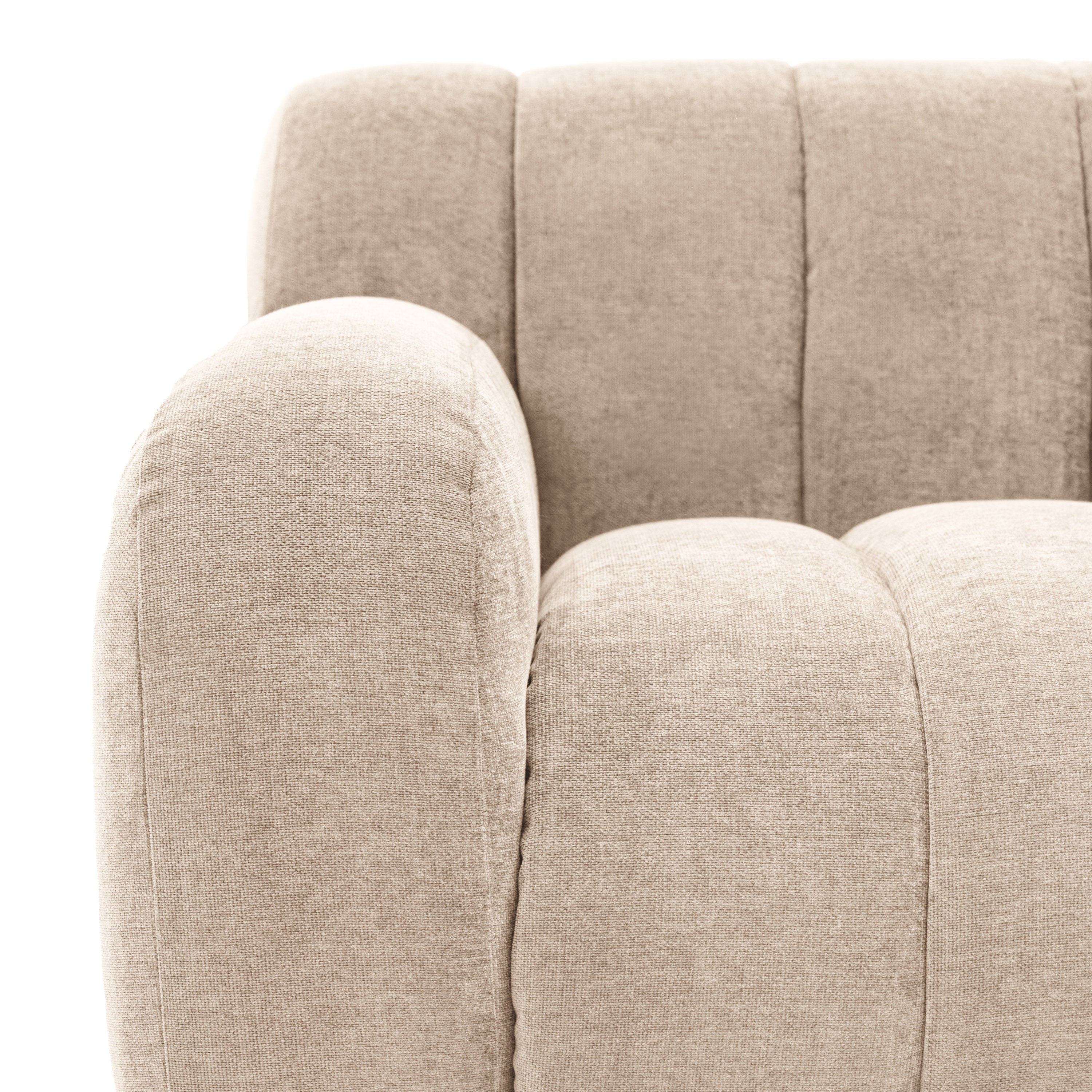 Milano Cream 3 Seater Sofa