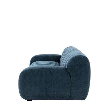 Milano Blue 3 Seater Sofa