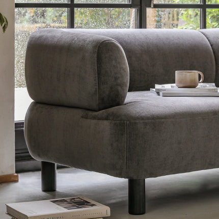 Ardo Grey 3 Seater Sofa