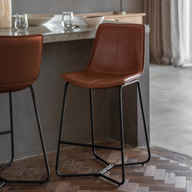 Radcliffe Brown Bar Stool Set of 2