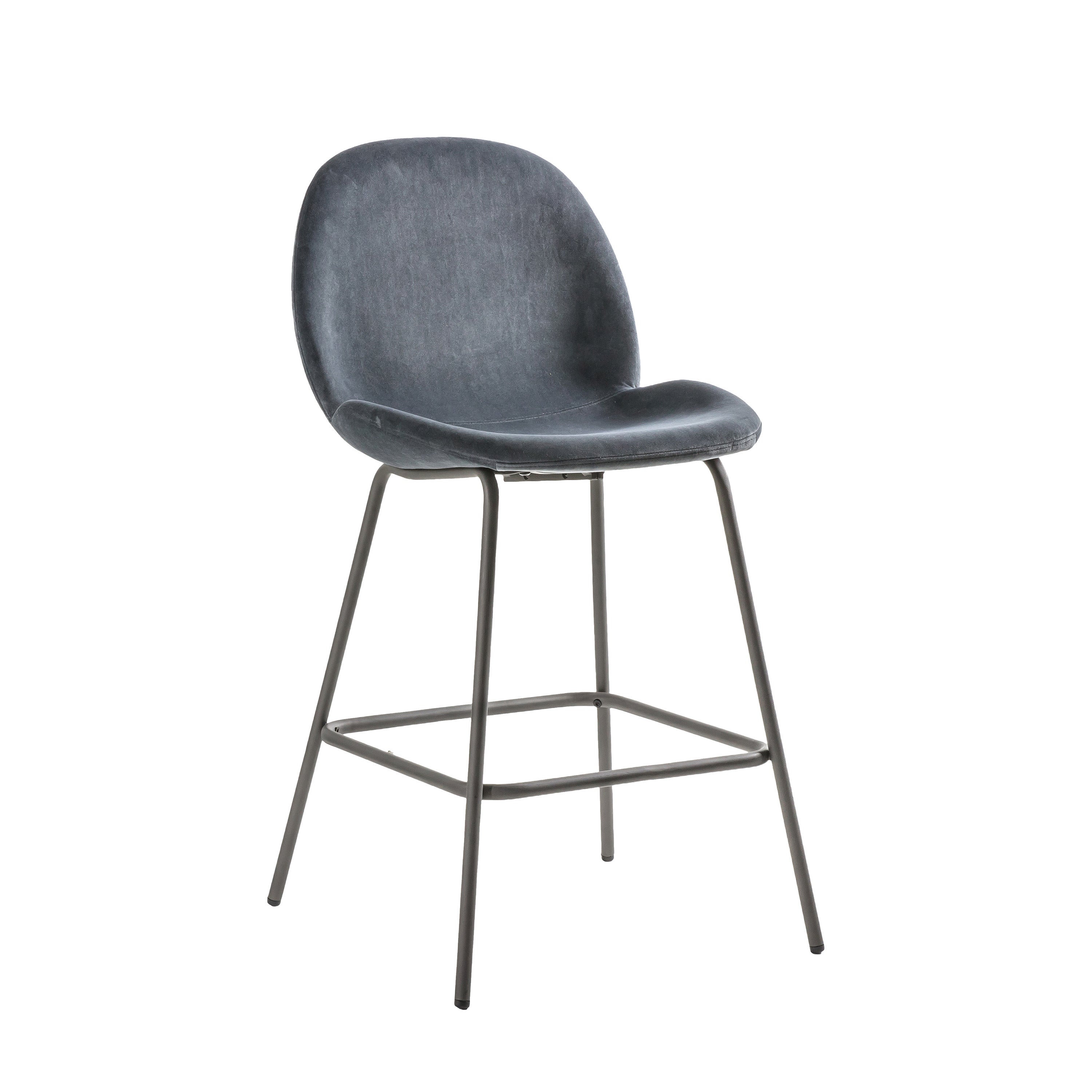 Finnegan Dark Grey Bar Stool Set of 2