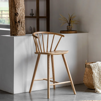 Langley Natural Bar Stool