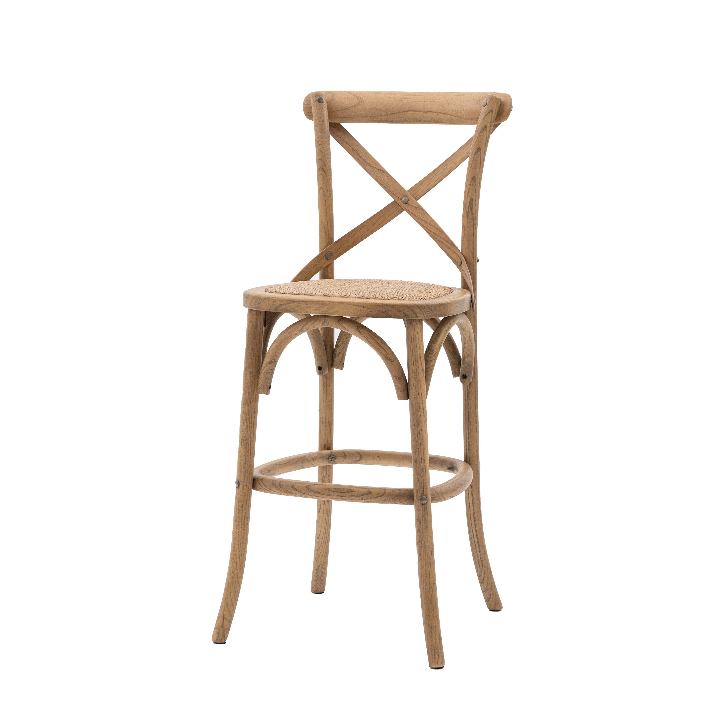 Terraza Natural Bar Stool Set of 2