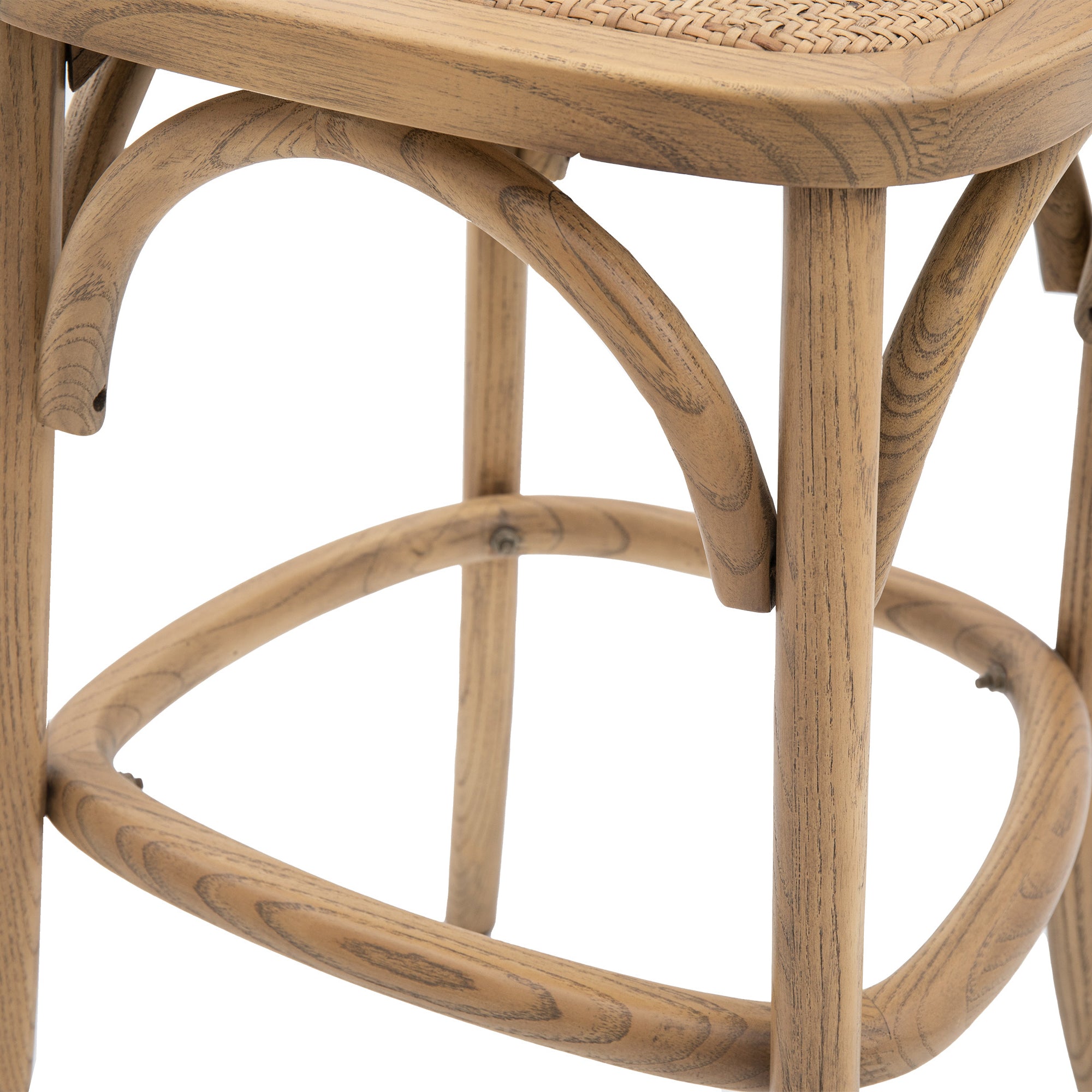 Terraza Natural Bar Stool Set of 2