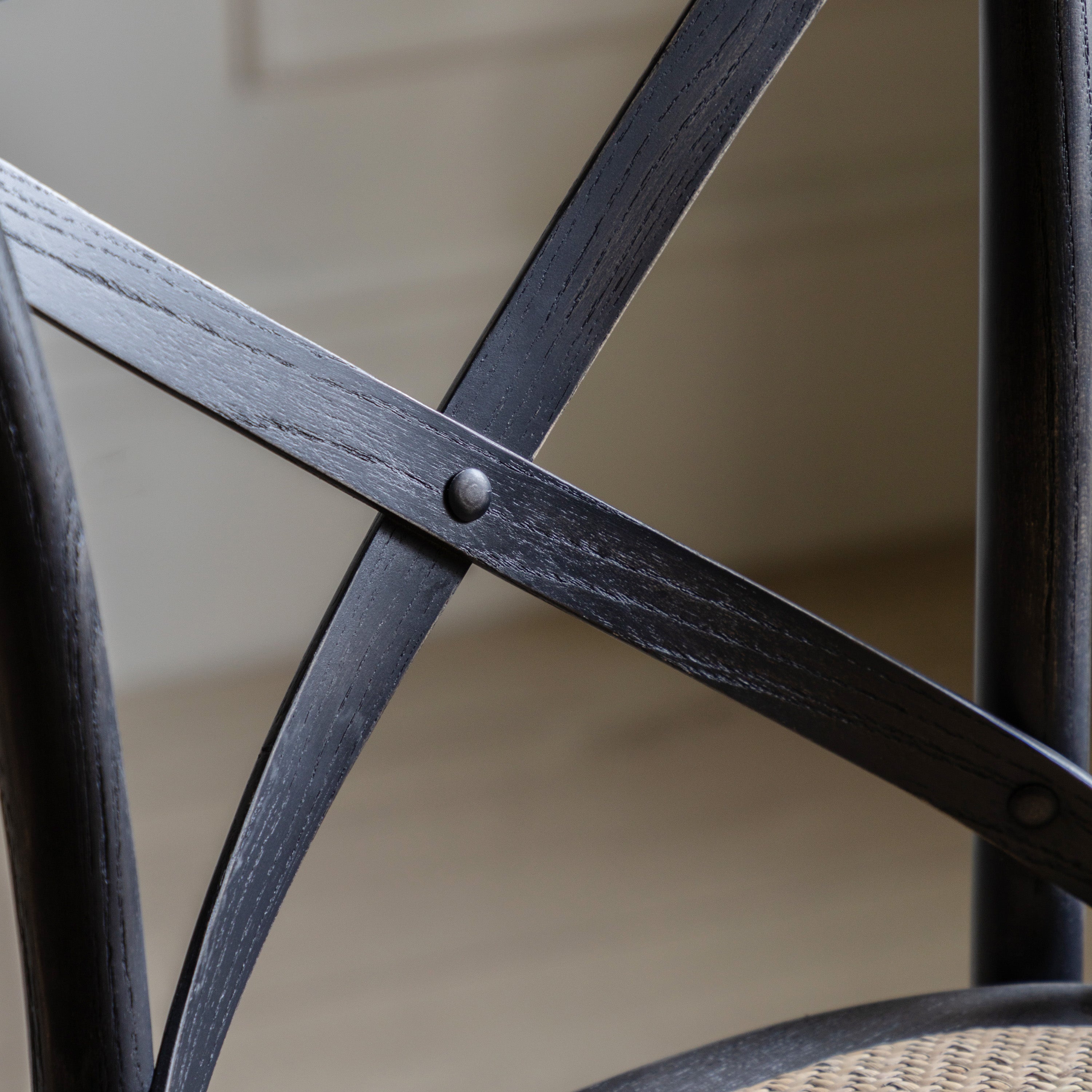 Terraza Black Bar Stool Set of 2