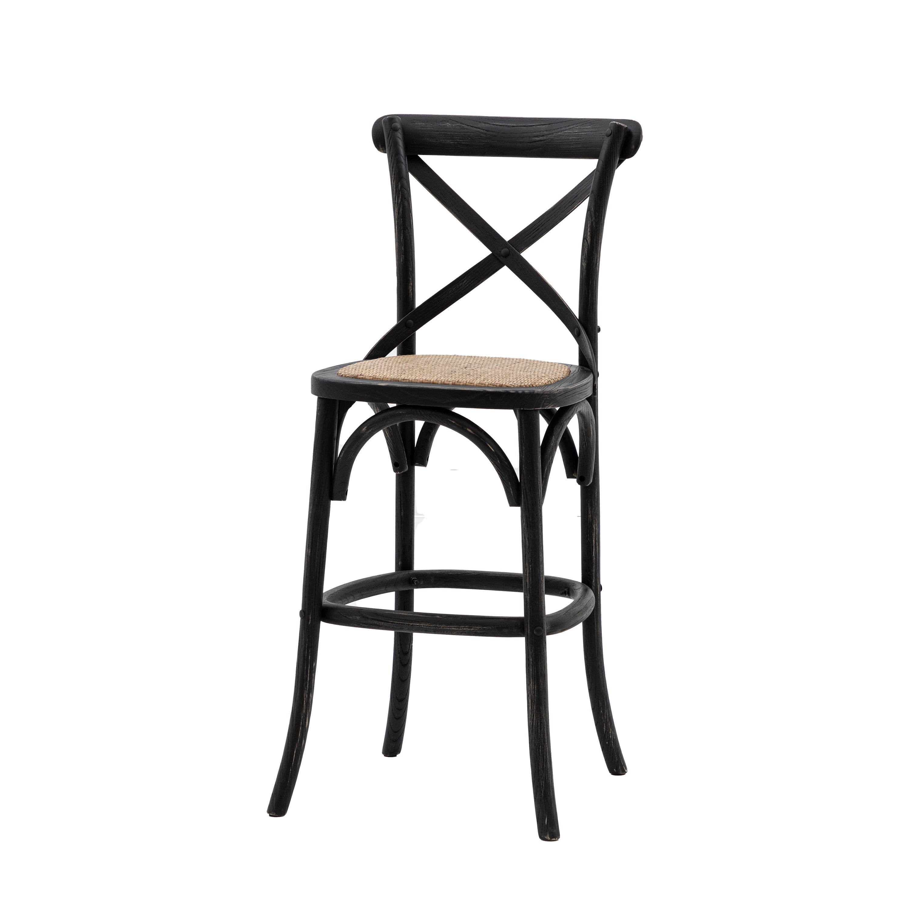 Terraza Black Bar Stool Set of 2