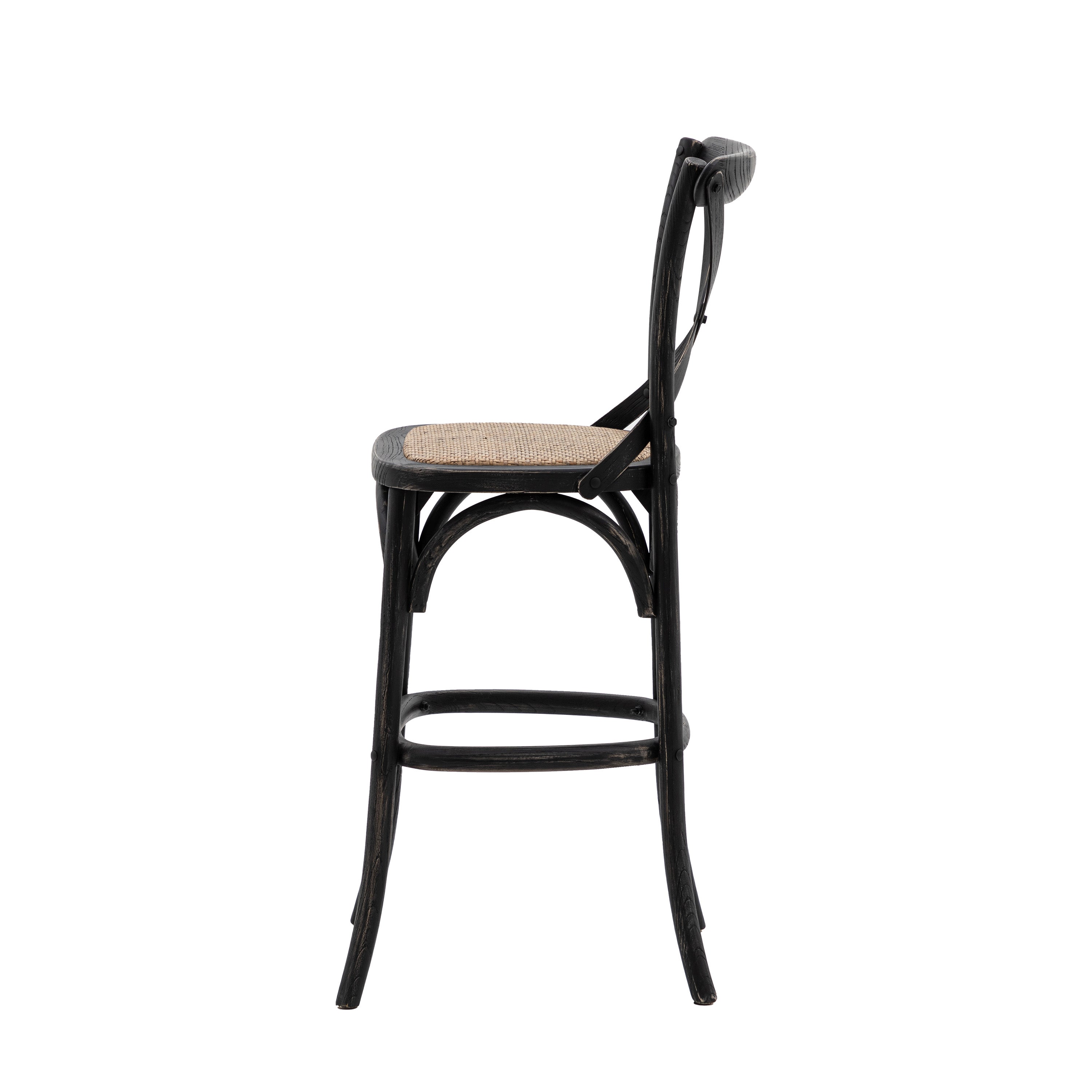 Terraza Black Bar Stool Set of 2