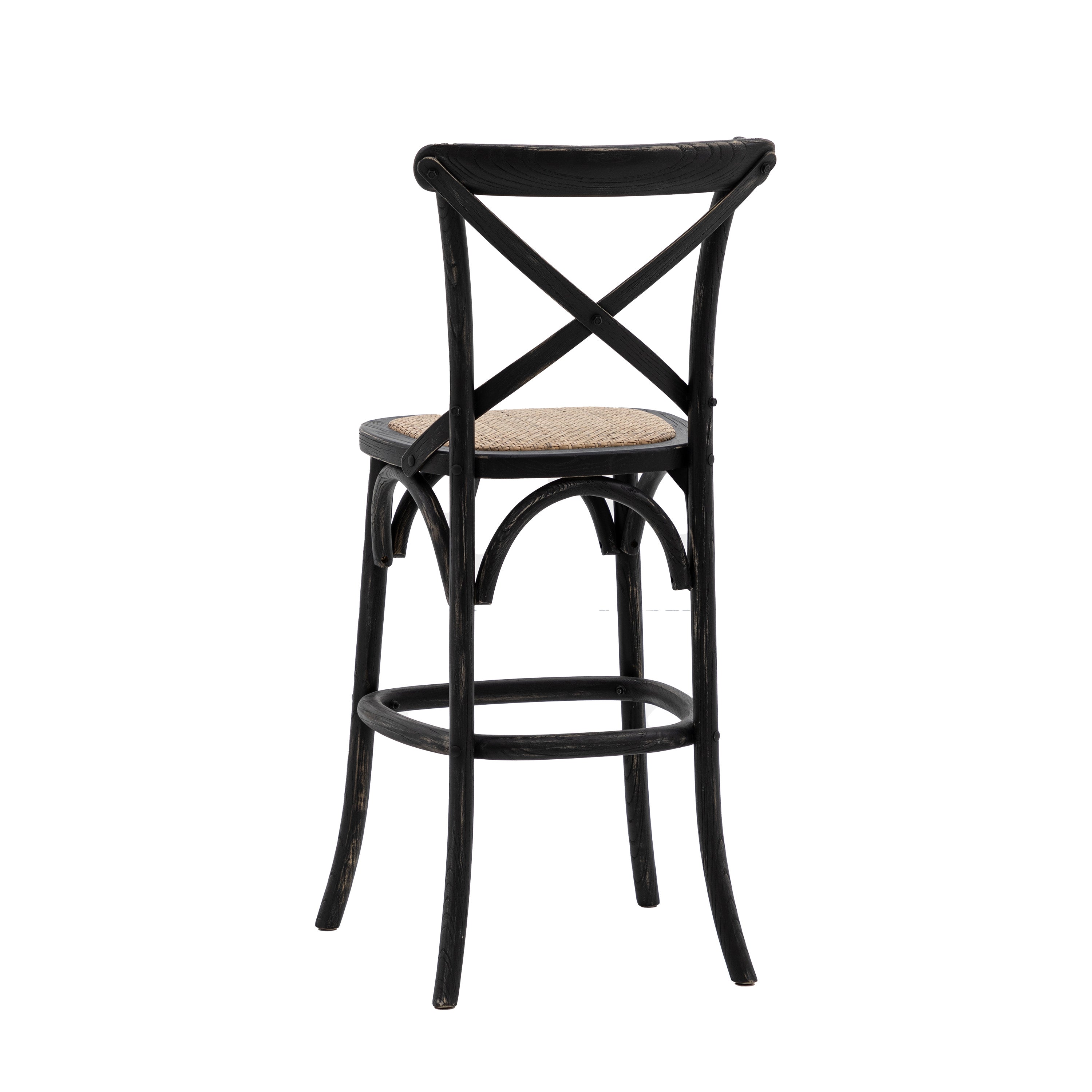 Terraza Black Bar Stool Set of 2