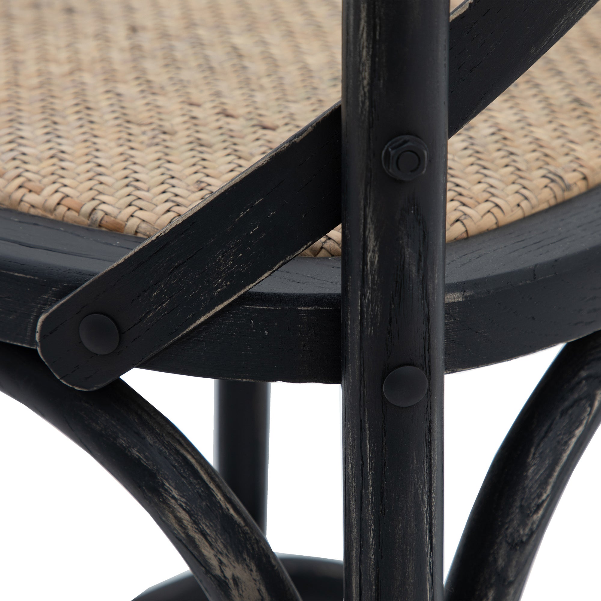 Terraza Black Bar Stool Set of 2