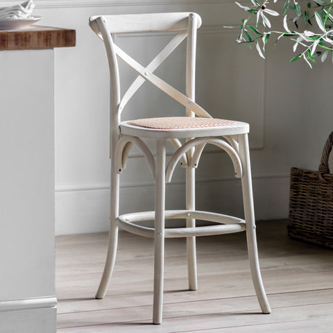 Terraza White Bar Stool Set of 2