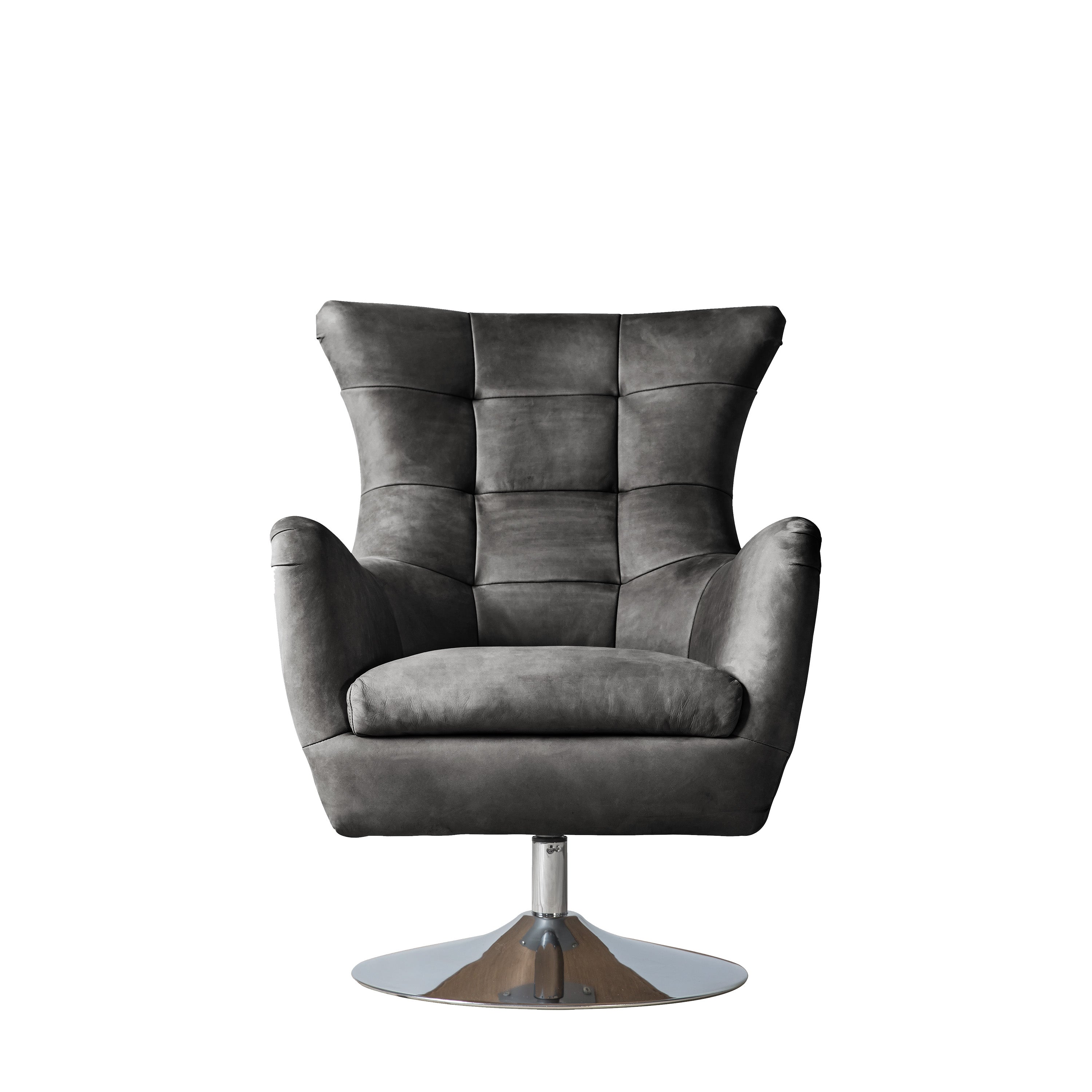 Apex Antique Ebony Swivel Chair