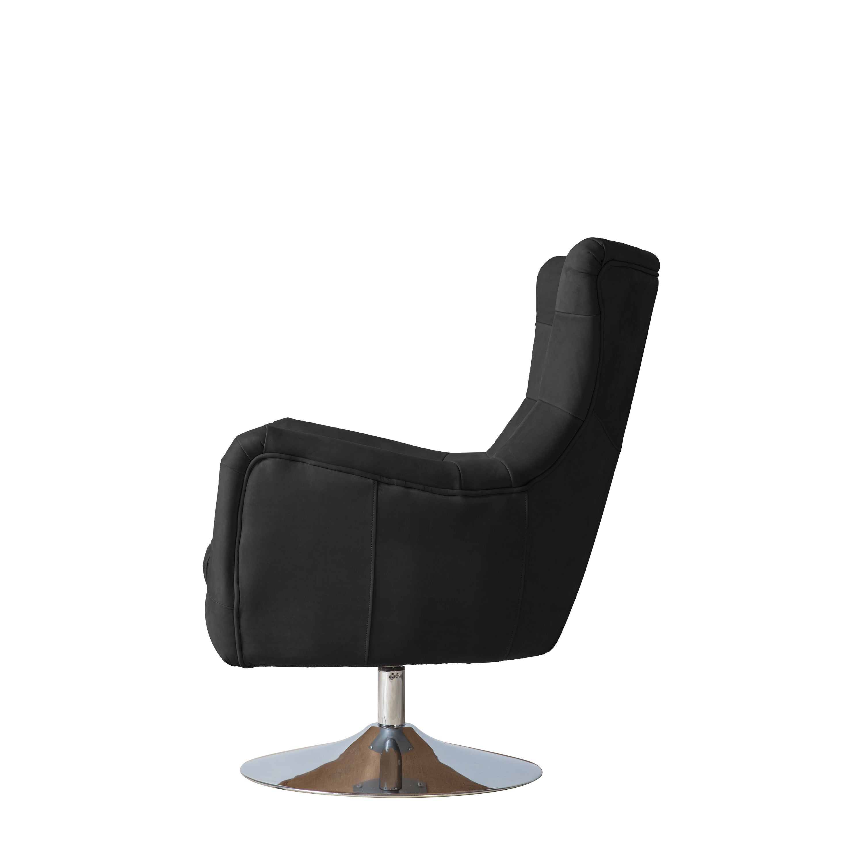 Apex Antique Ebony Swivel Chair
