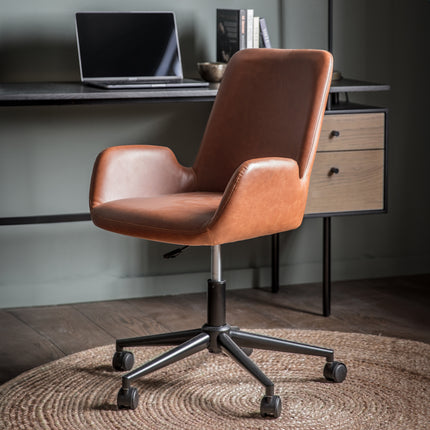 Reeve Brown Swivel Chair