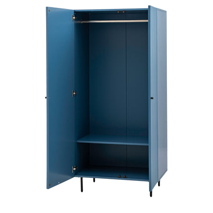 Kensley Blue 2 Door Wardrobe