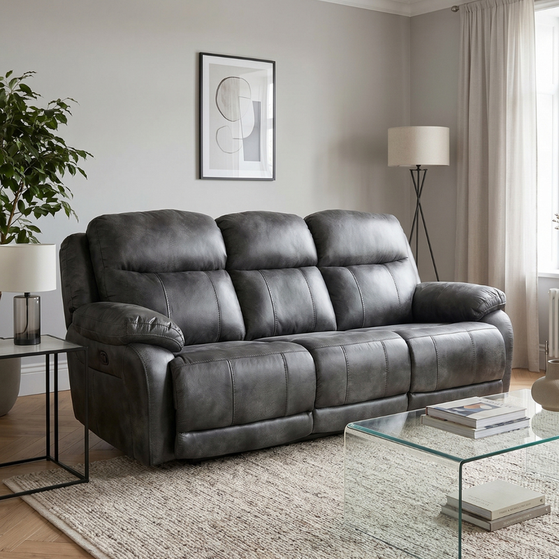 Lakeland 3 Seater Power Recliner Sofa