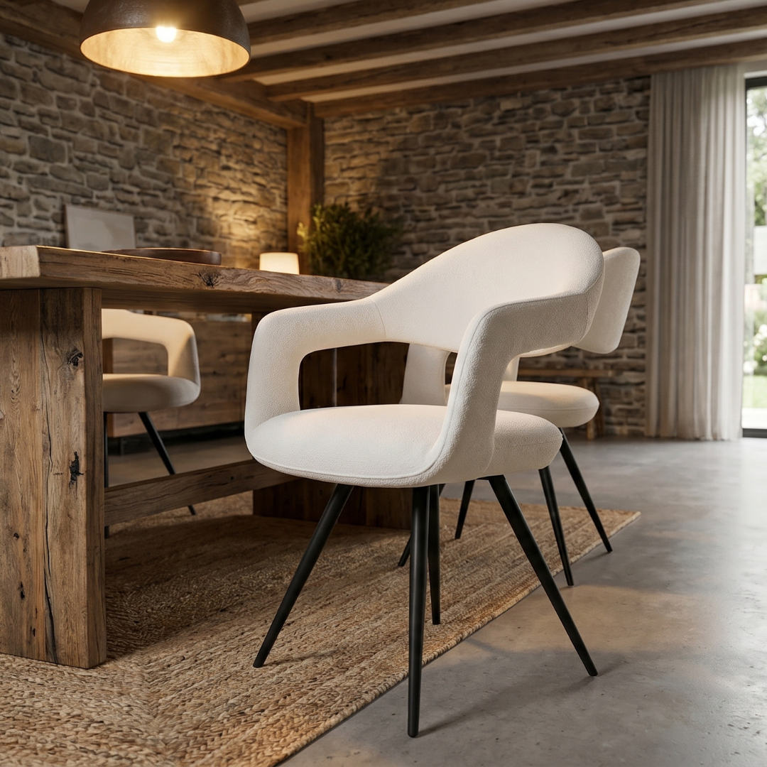 Emma White Dining Chair Set Of 2