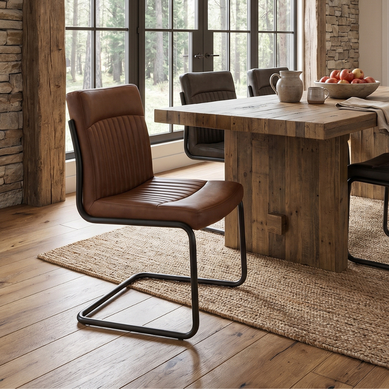 Auburn Tan Dining Chair Set Of 2