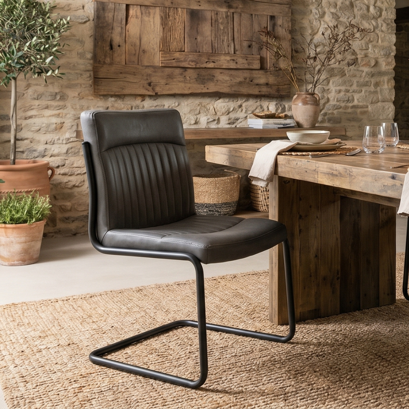 Auburn Grey Dining Chair Set Of 2