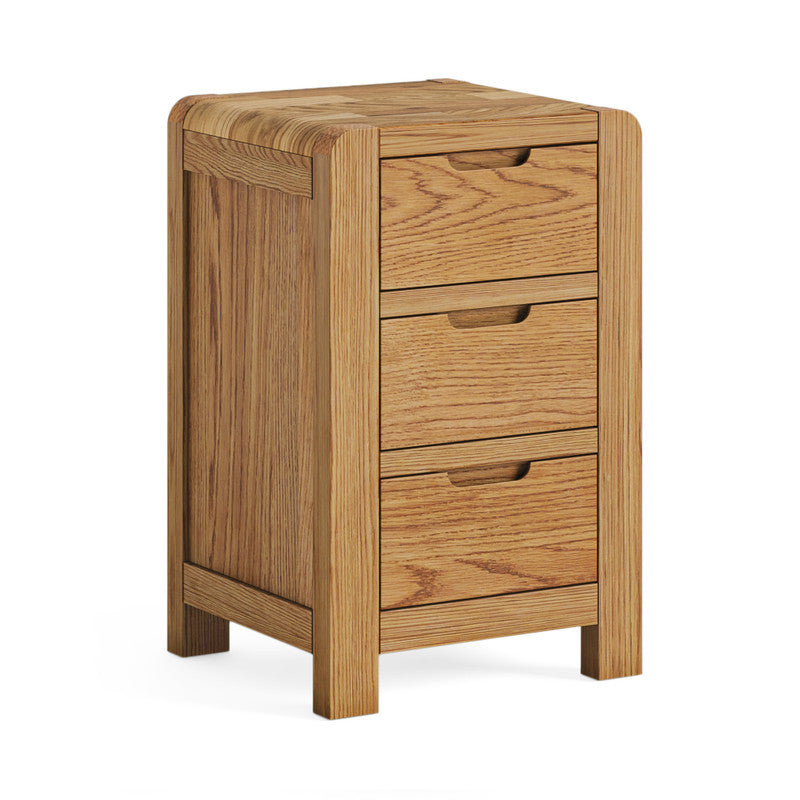 Padstow 3 Drawer Bedside Table