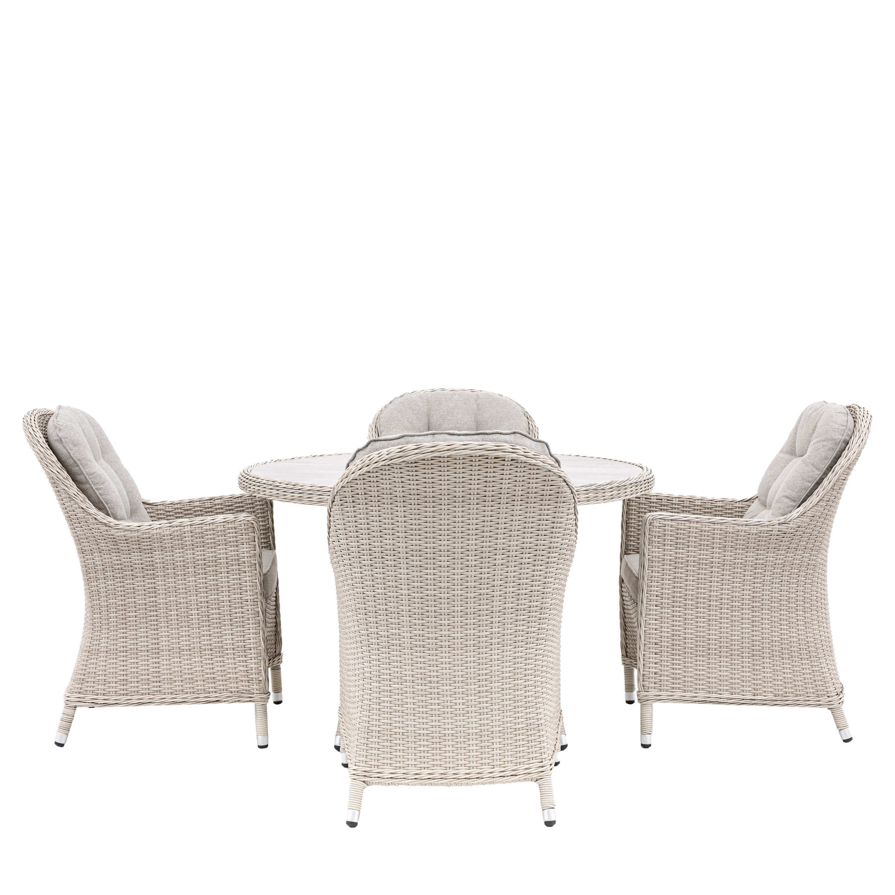 Ashwick Outdoor 4 Seater Round Dining Set