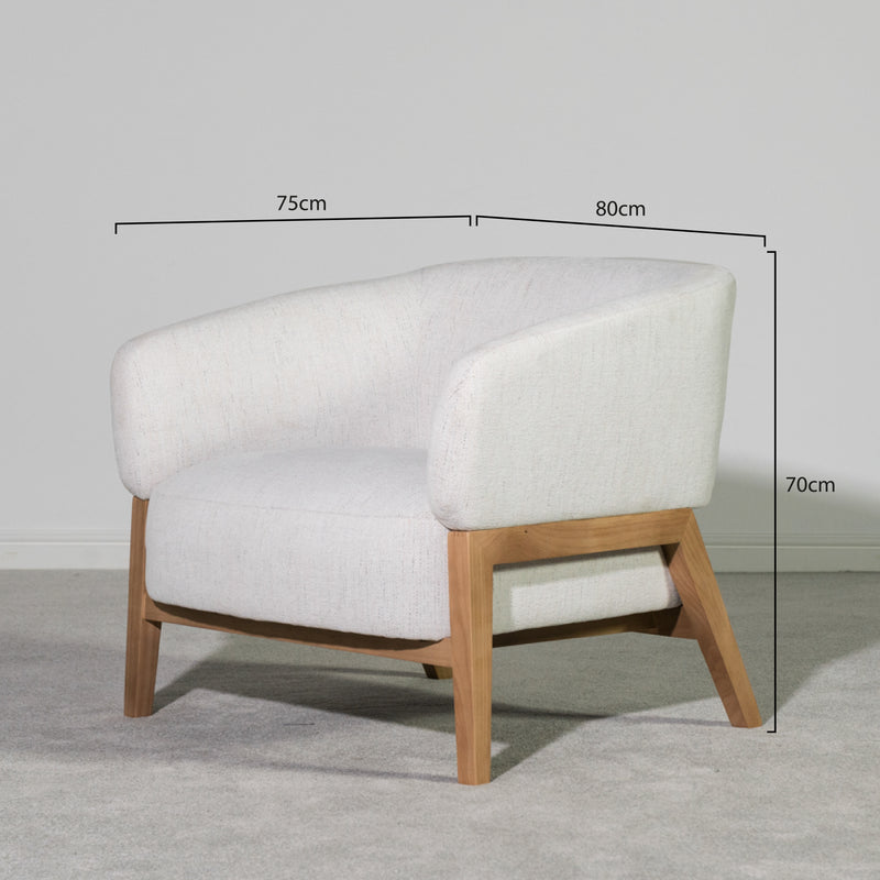 Palm Accent Chair — Natural