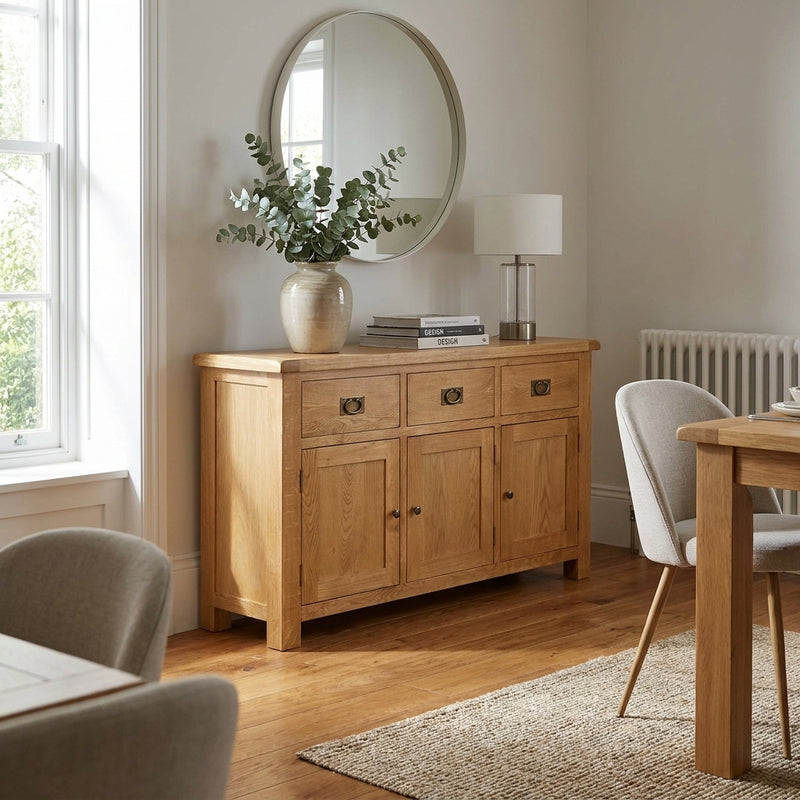 Cheltenham Oak Large Sideboard