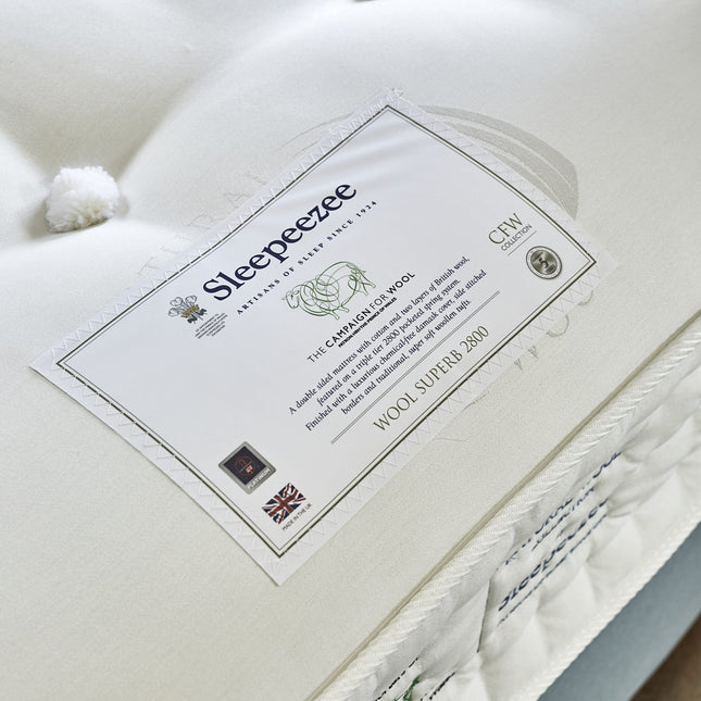 Sleepeezee Wool Superb 2800 Mattress