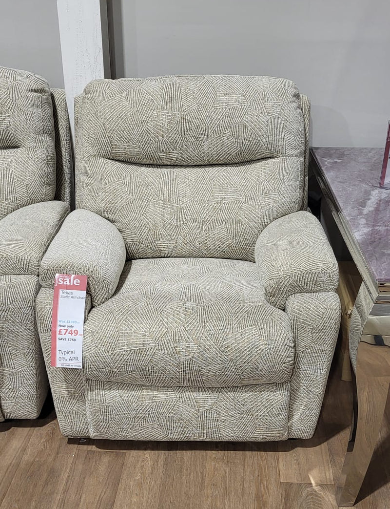 Texas 3 Seater and Chair (Clearance)