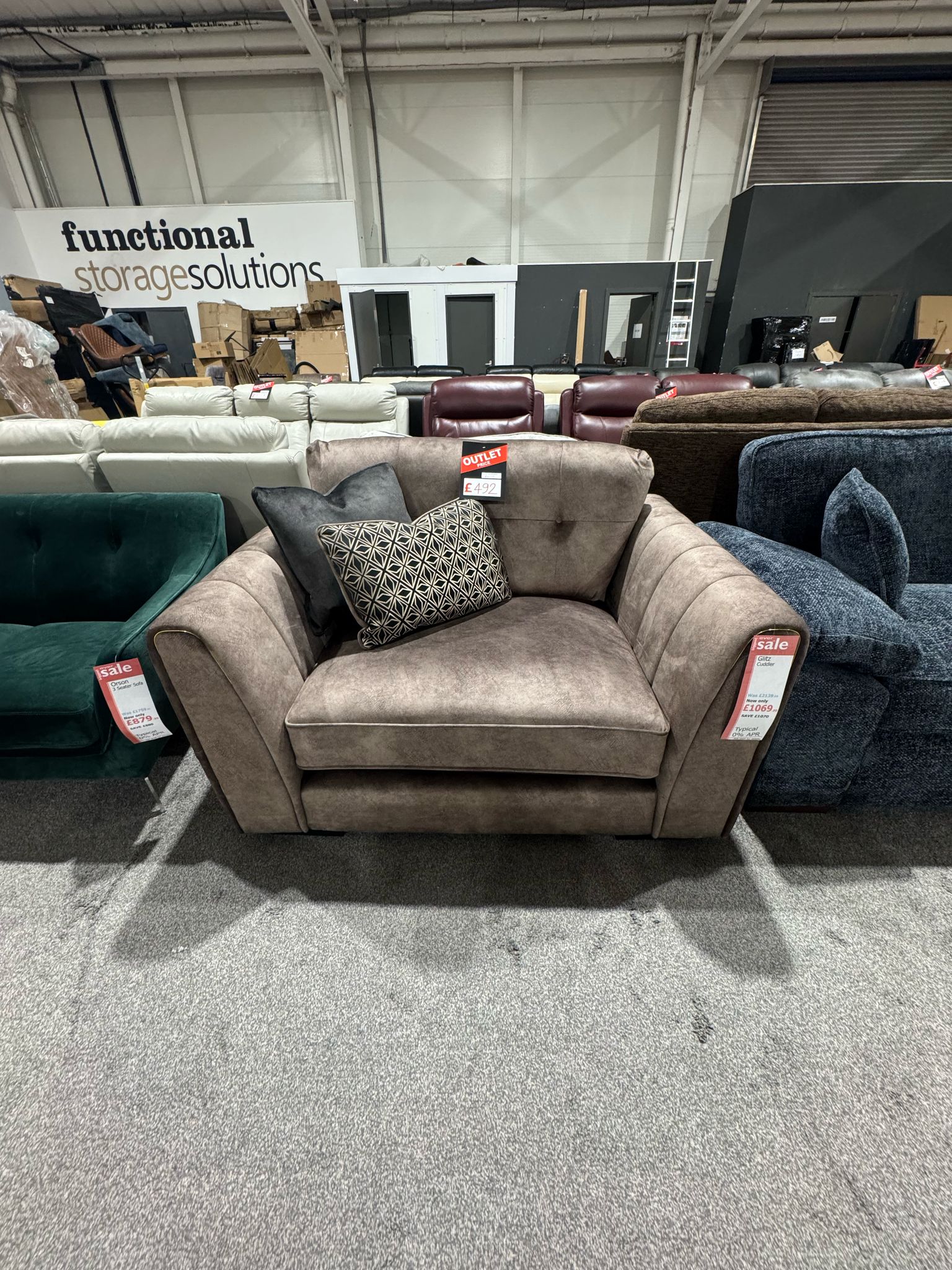 Glitz Cuddler Chair (Clearance)