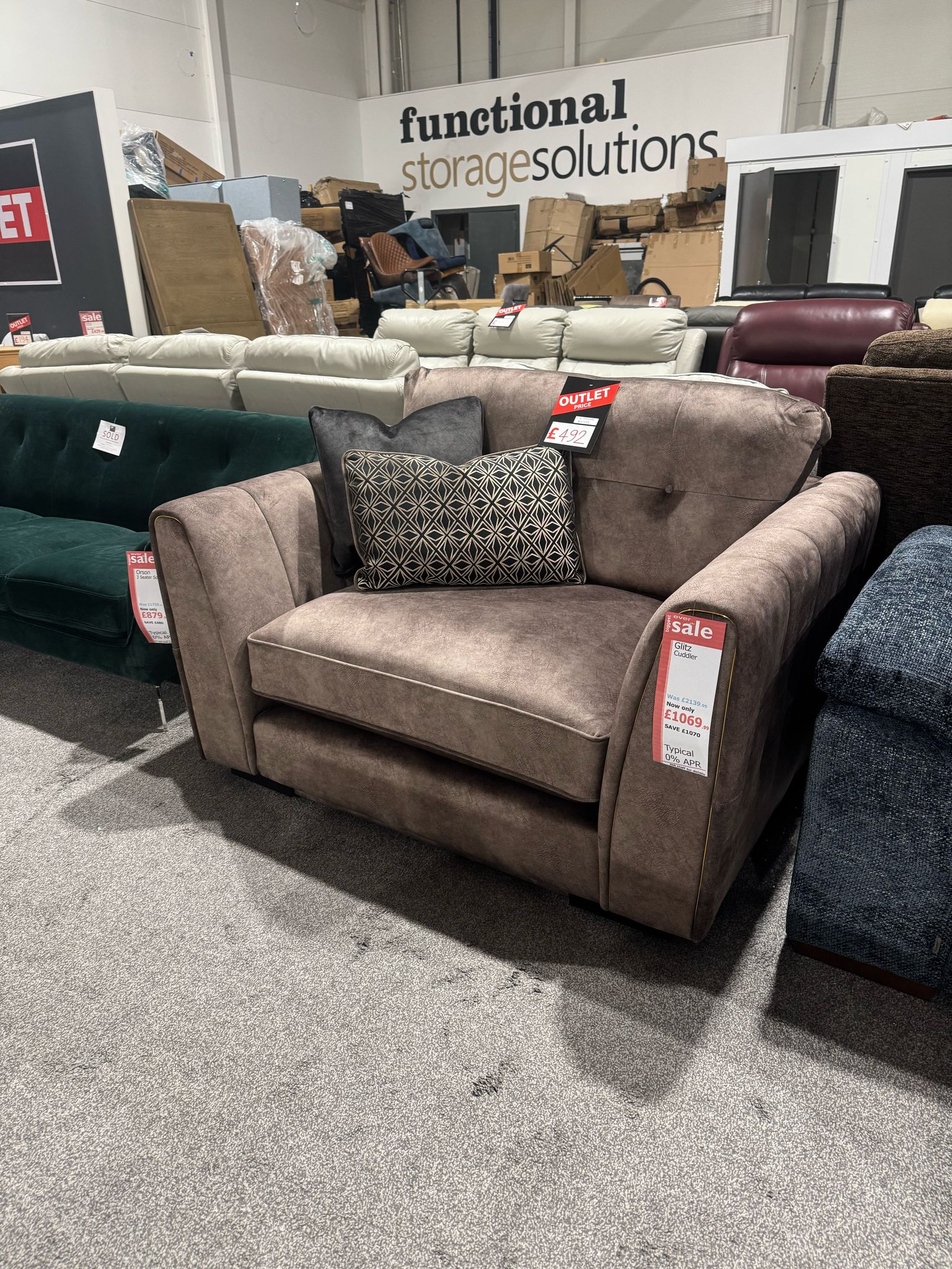 Glitz Cuddler Chair (Clearance)