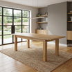 Cheltenham Oak Large Extending Dining Table (180cm-230cm)