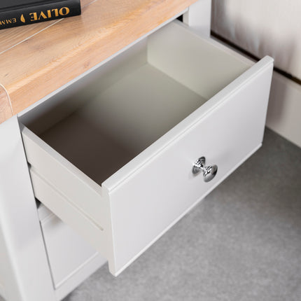 Lympsham 2 Drawer Bedside Table