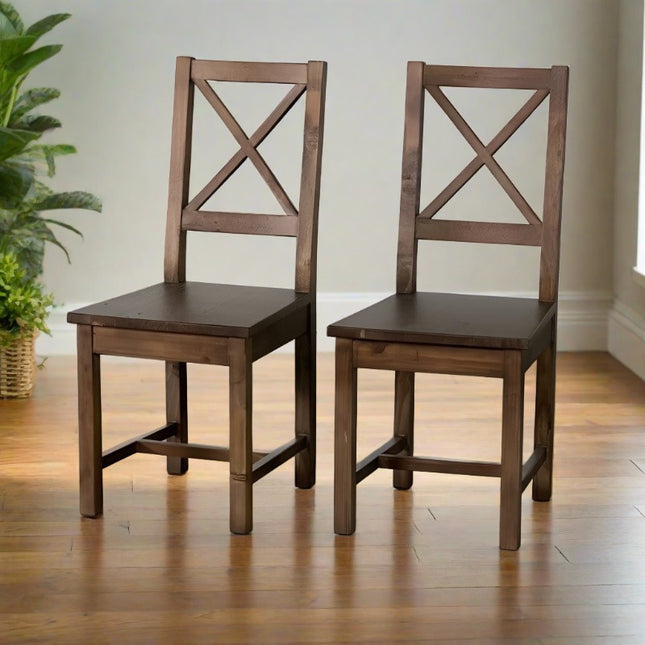 Brooklyn Cross Back Dining Chair Set Of 2 Dining Chair Brooklyn 