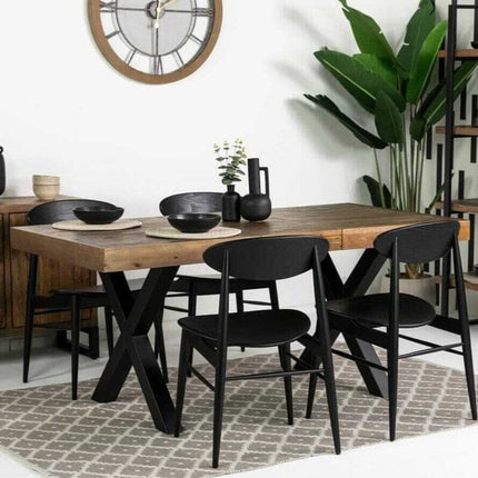 Brooklyn Extendable Cross Leg Dining Table (140cm - 180cm) Extendable Dining Table Brooklyn 