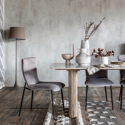 Freja Fixed Top Dining Table