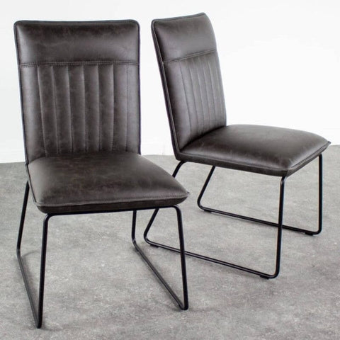 Cromwell Grey Dining Chair Set Of 2