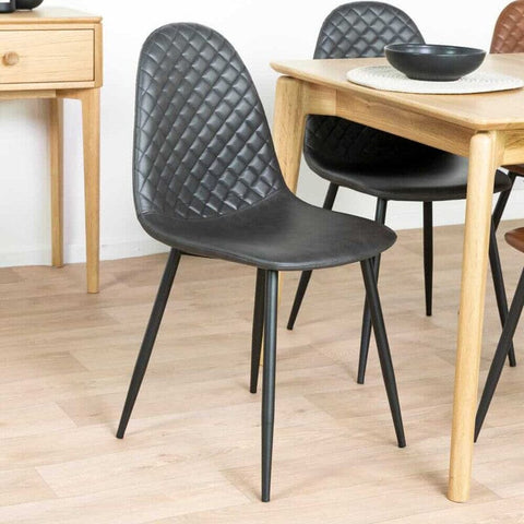 Dallas Charcoal Dining Chair Set Of 2