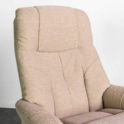 Dallas Fabric Swivel Recliner & Stool Recliner Dallas 