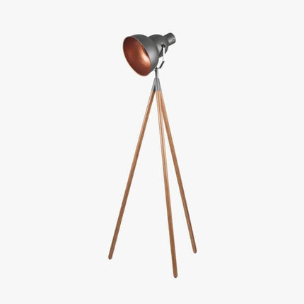 Dante Tripod Floor Lamp Floor Lamp Black & Copper 