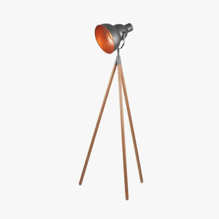 Dante Tripod Floor Lamp Floor Lamp Black & Copper 