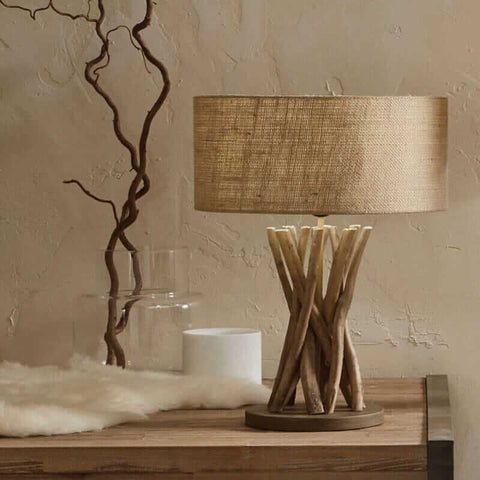 Driftwood Lamp with Shade